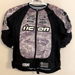 ICON padded motorcycle jacket SZ SM